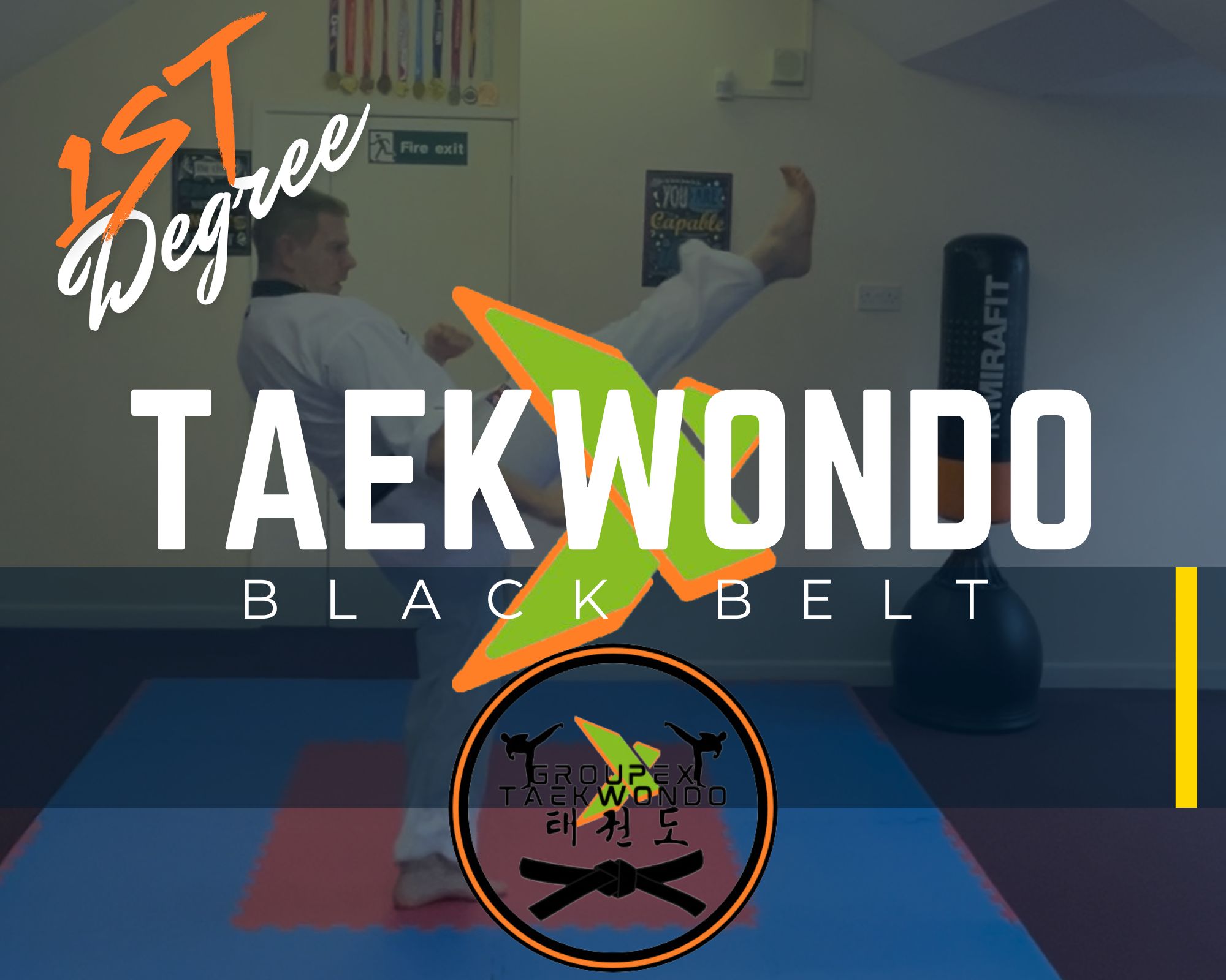 GroupEx Taekwondo Black Belt 1st Dan